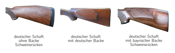 Abb.: Schaftformen